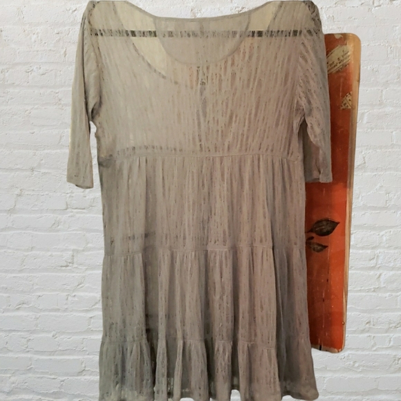 Sunset Rd Sheer Tunic/Dress - Picture 3 of 3